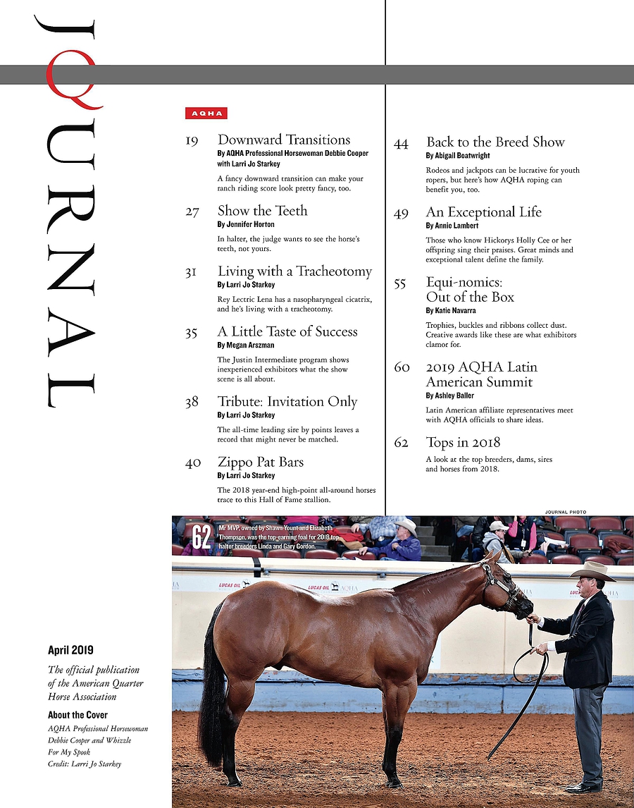 Magazines | Quarter Horse Journal | 2019 April